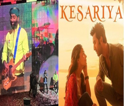 Arijit sings 'Kesariya' at Sydney concert ahead of 'Brahmastra' track's release Arijit sings 'Kesariya' at Sydney concert ahead of 'Brahmastra' track's release
