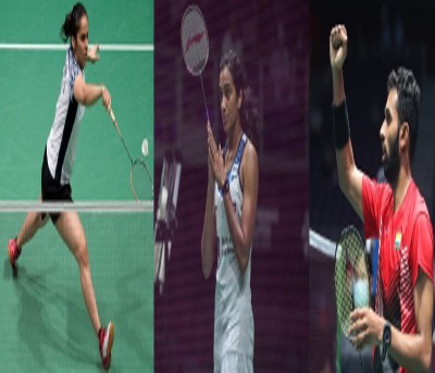 Singapore Open: Sindhu, Prannoy, Saina advance to quarterfinals; Mithun bows out Singapore Open: Sindhu, Prannoy, Saina advance to quarterfinals; Mithun bows out
