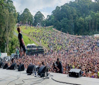 Australia's largest music festival forges ahead despite extreme weather Australia's largest music festival forges ahead despite extreme weather