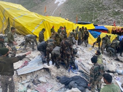 Amarnath Yatra temporarily suspended after 15 killed in cloudburst