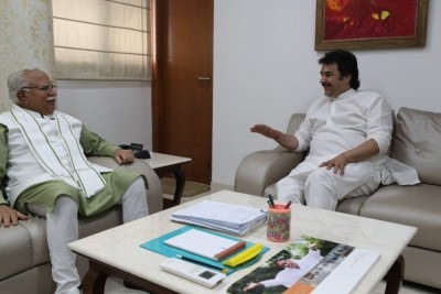 Kuldeep Bishnoi meets Nadda, Haryana CM Kuldeep Bishnoi meets Nadda, Haryana CM