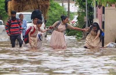 Holiday declared in K'taka schools amid rain fury