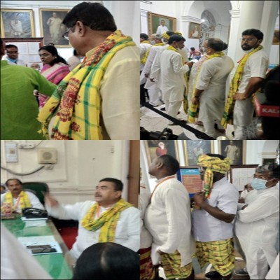 Presidential poll: Trinamool, BJP spar over violation of norms Presidential poll: Trinamool, BJP spar over violation of norms