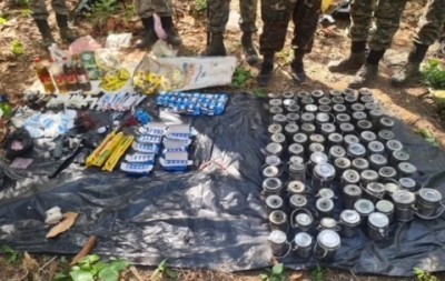 50 IEDs seized in Bihar's Maoist-affected Aurangabad 50 IEDs seized in Bihar's Maoist-affected Aurangabad
