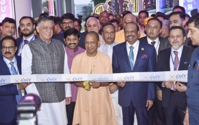 Yogi inaugurates Lulu Mall in Lucknow Yogi inaugurates Lulu Mall in Lucknow