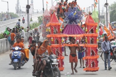 Gurugram police set up security arrangements for 'Kanwar Yatra' Gurugram police set up security arrangements for 'Kanwar Yatra'