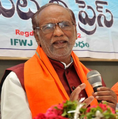 BJP MP 'predicts' Maharashtra-like situation in Telangana BJP MP 'predicts' Maharashtra-like situation in Telangana