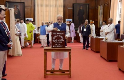 Voting begins to elect new President of India Voting begins to elect new President of India