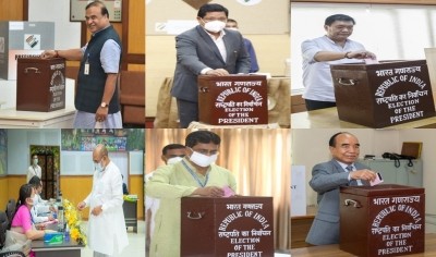 16th Prez Poll: Most MLAs, MPs in NE states cast vote 16th Prez Poll: Most MLAs, MPs in NE states cast vote