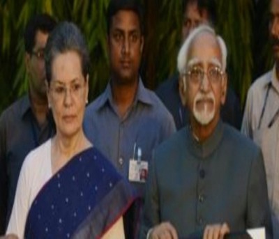 Attempt to target Ansari, Sonia worst form of character assassination: Cong Attempt to target Ansari, Sonia worst form of character assassination: Cong