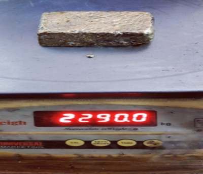 Gold seized from passenger at Hyderabad airport Gold seized from passenger at Hyderabad airport