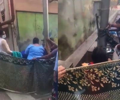 Woman who gave birth outside was offered admission, but didn't return with paper: Safdarjung Hospital Woman who gave birth outside was offered admission, but didn't return with paper: Safdarjung Hospital