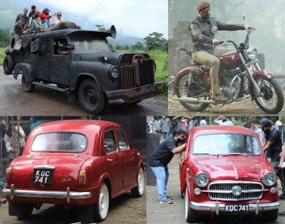 Kichcha Sudeep rolls in customised vehicles for superhero movie 'Vikrant Rona' Kichcha Sudeep rolls in customised vehicles for superhero movie 'Vikrant Rona'