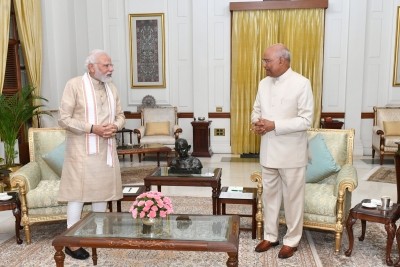 PM Modi calls on President Kovind PM Modi calls on President Kovind
