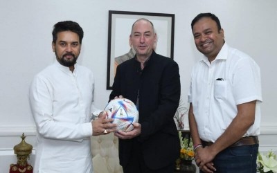 Anurag Thakur assures support for successful conduct of FIFA U17 Women's WC Anurag Thakur assures support for successful conduct of FIFA U17 Women's WC