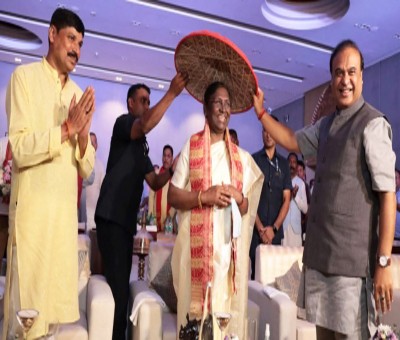NDA Presidential candidate Murmu ends 3-day campaign in NE states NDA Presidential candidate Murmu ends 3-day campaign in NE states