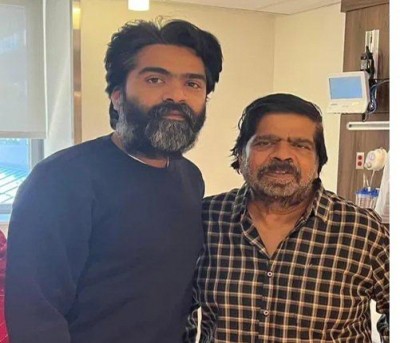 Simbu returns to Chennai after dad's treatment in US