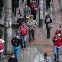 Social distancing urged in Colombian capital amid Covid spike