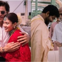 Vignesh Shivan posts pics of Rajini, SRK at his wedding with Nayanthara