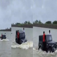 After viral video of driving car in Rajkot dam, Gujarat Police arrests youth