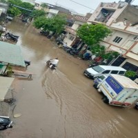 Heavy rainfall lashes Ahmedabad