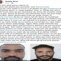 Moosewala's shooters, gunned down by Punjab Police, called Goldy Brar during encounter