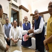NDA candidate Jagdeep Dhankhar files nomination for V-P poll