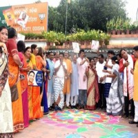Festive mood at Murmu's hometown in Odisha's Mayurbhanj dist