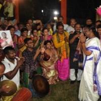 Festive mood at Droupadi Murmu's residence in Delhi