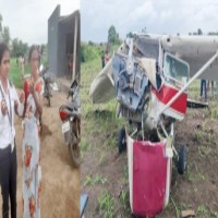 Training plane crashes in Pune, woman pilot hurt