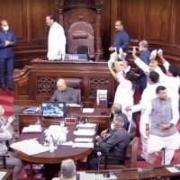 Amid Oppn protest, Rajya Sabha adjourned for day