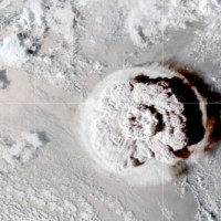Tonga eruption created atmospheric gravity waves that reached space