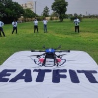 Drone covers 20 kms in 30 minutes to deliver frozen food in Gurugram