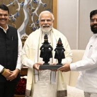 Shinde, Fadnavis meet PM Modi