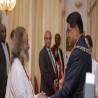 Sri Sri Ravi Shankar conferred Suriname's highest civilian award
