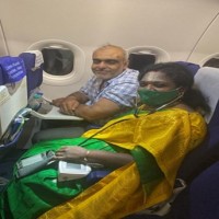 Telangana governor attends to medical emergency mid-air