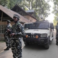 Two terrorists surrender during encounter at Kulgam