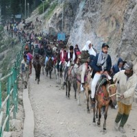 Amarnath Yatra: Souvenir counter for devotees at Baltal, Chandanwari