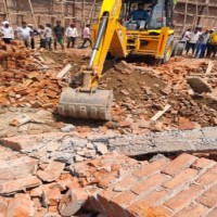 Several feared trapped after wall of under-construction godown collapses in Delhi