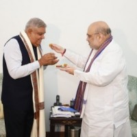 Jagdeep Dhankhar meets Amit Shah