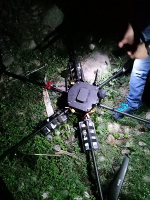 IED-loaded drone shot down in J&K IED-loaded drone shot down in J&K