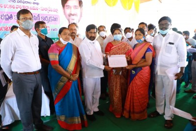 Telangana distributes over 3 lakh new ration cards Telangana distributes over 3 lakh new ration cards