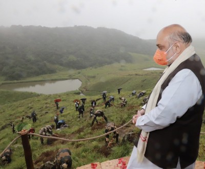 Assam Rifles to carry mega plantation at Cherrapunji: Amit Shah Assam Rifles to carry mega plantation at Cherrapunji: Amit Shah