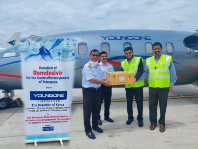 Youngone donates 10k doses of Remdesivir to Telangana Youngone donates 10k doses of Remdesivir to Telangana