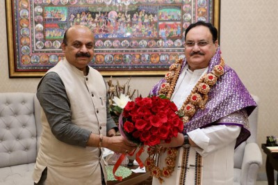 New Karnataka CM Bommai meets PM, Nadda New Karnataka CM Bommai meets PM, Nadda