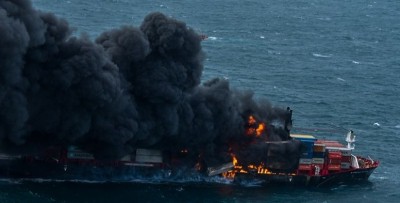 SL to compensate fishermen affected by burnt cargo ship SL to compensate fishermen affected by burnt cargo ship