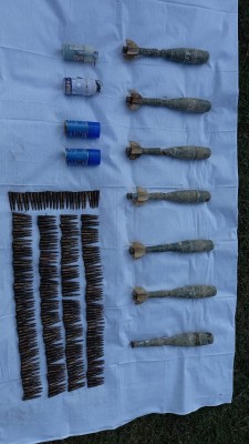Cache of ammunition recovered in J&K Cache of ammunition recovered in J&K