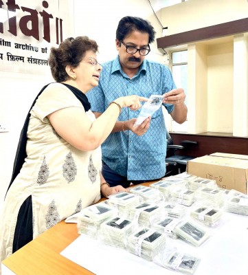 NFAI gets rare 450 glass slides of early Telugu cinema NFAI gets rare 450 glass slides of early Telugu cinema