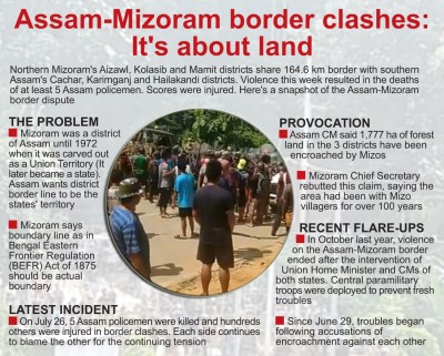 Assam-Mizoram border violence hurting decades old relation between 2 states Assam-Mizoram border violence hurting decades old relation between 2 states