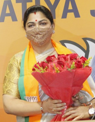 Actor, BJP leader Khushbu Sundar's Twitter account hacked Actor, BJP leader Khushbu Sundar's Twitter account hacked